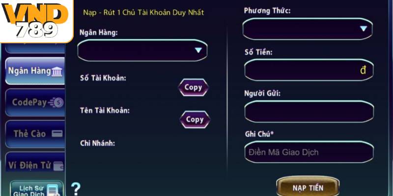 Tổng hợp các cách nạp tiền VND789 tiện lợi được yêu thích
